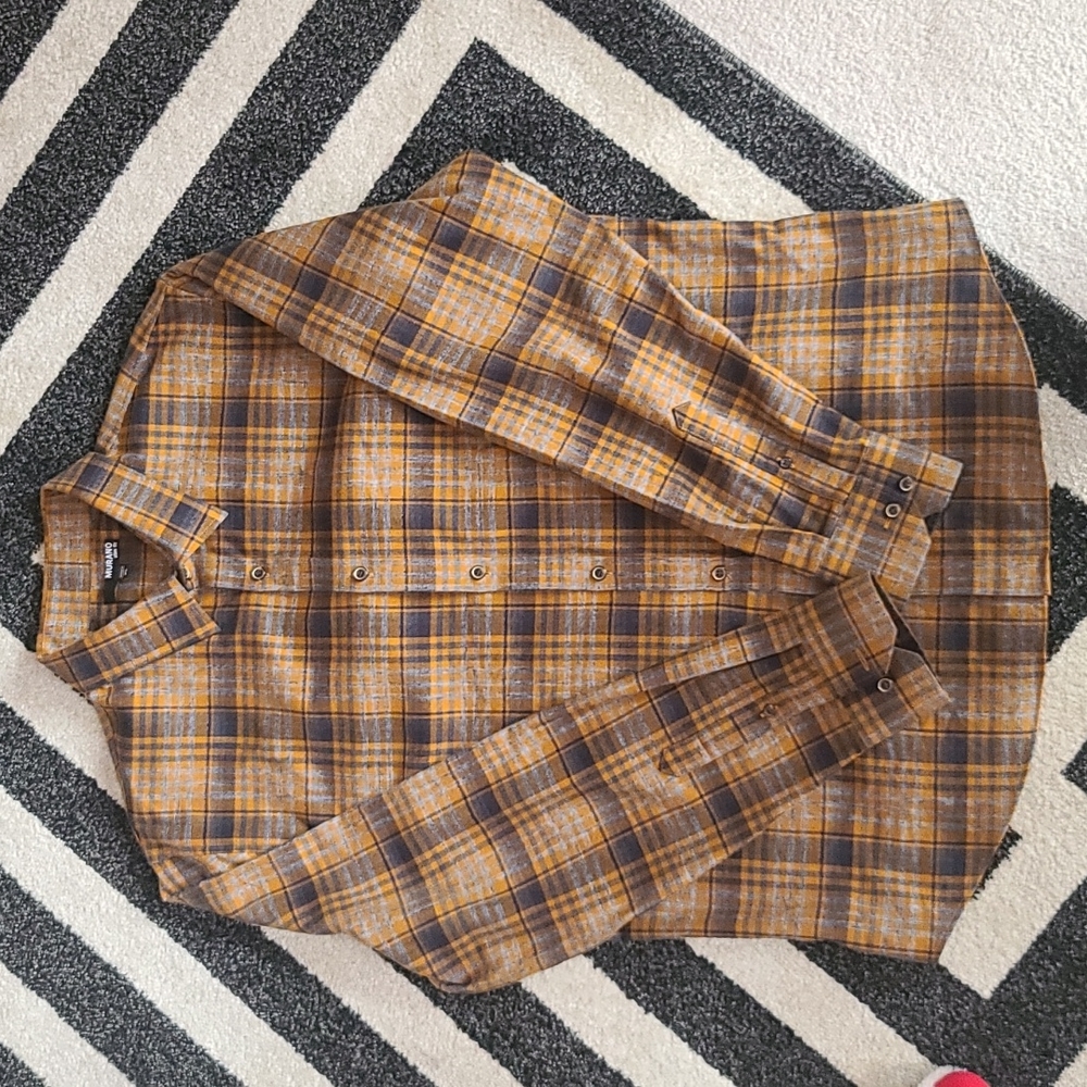 Mens Murano plaid shirt size XL SHIRT ONLY!